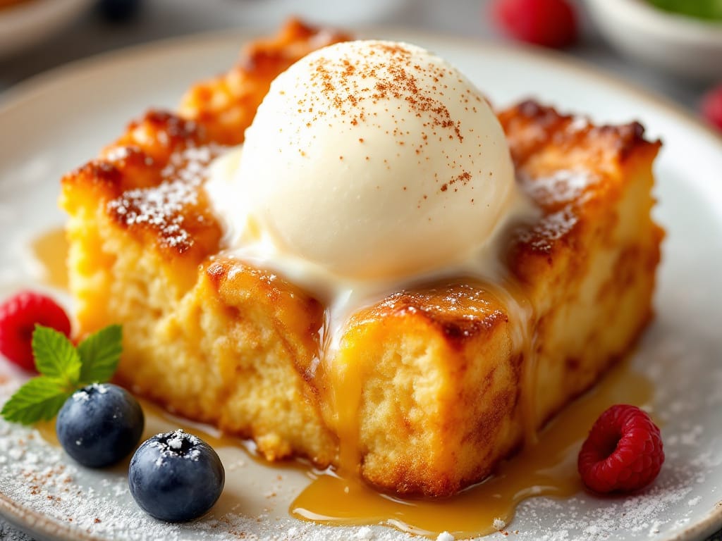 bread pudding with brioche